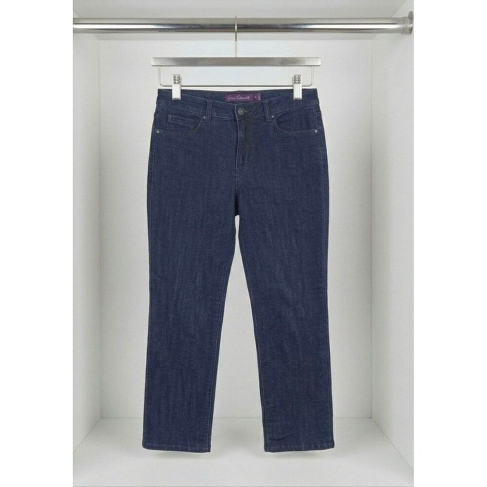 Gloria Vanderbilt Amanda Classic High Rise Tapered Jeans Dark Wash - Size 10